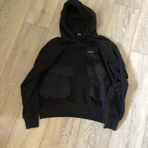 Black Stussy Tactical Hoodie
